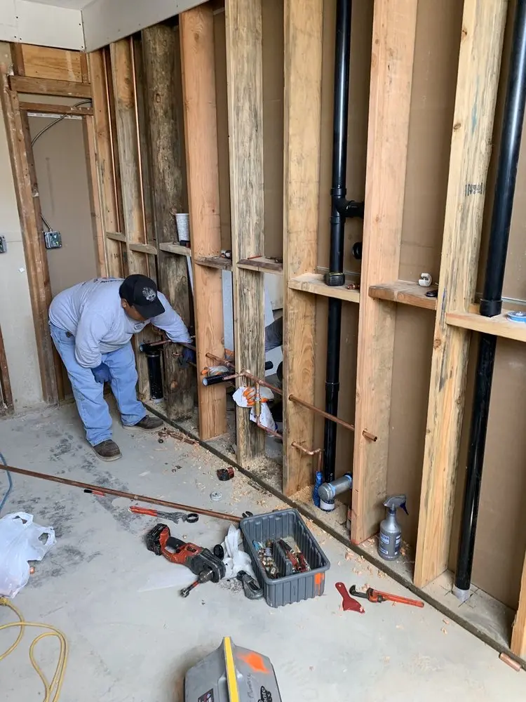 Commercial rough-in plumbing for Trenchless Sewer Repair in Collinston